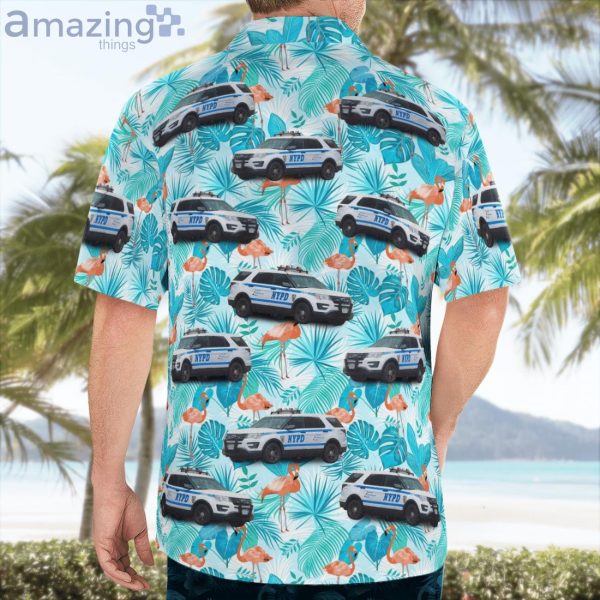 Counter Terrorism Bureau New York Police Department Ford Interceptor Suv Hawaiian Shirt Product Photo 2