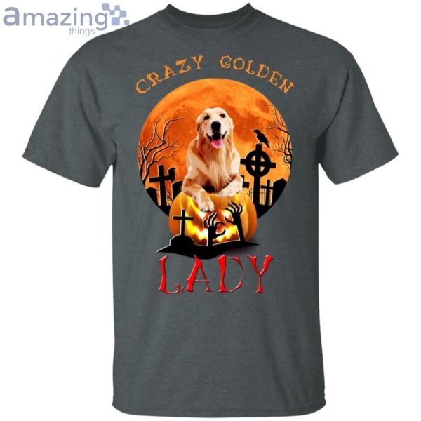 Crazy Golden Retriever Lady Golden Retriever T-Shirt Product Photo 2