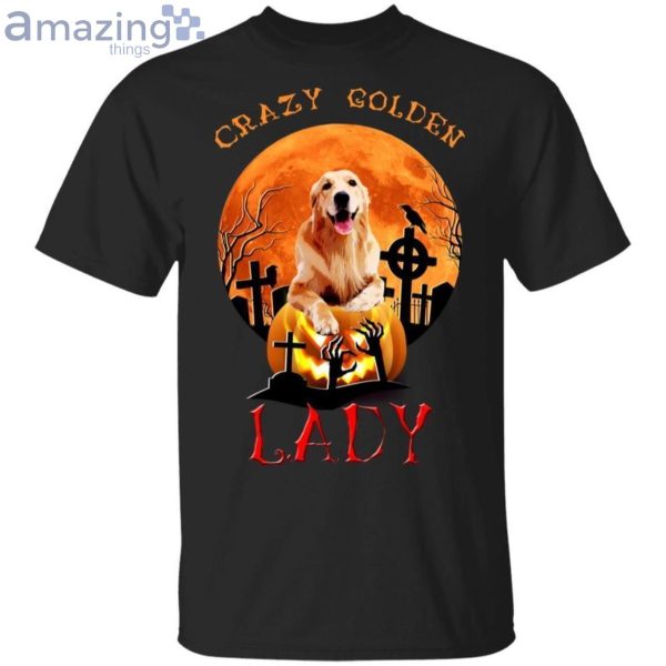 Crazy Golden Retriever Lady Golden Retriever T-Shirt Product Photo 1