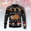 Crazy Sloth Sloth Lover Pattern Ugly Christmas Sweater