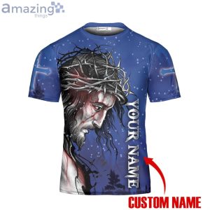 Custom Name I Believe In God Jesus 3D T-Shirt Christ Cross Christian Shirt Women Love Jesus Gift Product Photo 4