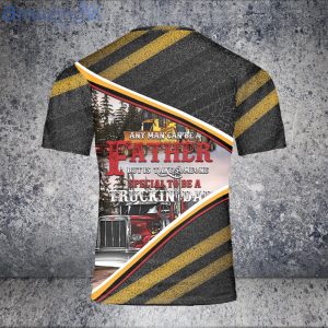 Custom Name Trucker Father Special Dad Wild Style 3D T-Shirt Product Photo 2