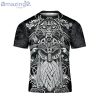 Custom Name Viking Shirt I Am The Man Of The Norse Tattoo Skull Viking 3D T-Shirt Viking Dad Gift