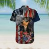 Dachshund American Flag Hawaiian Shirt  For Men And Women