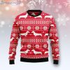 Dachshund Red Christmas Pattern Ugly Christmas Sweater