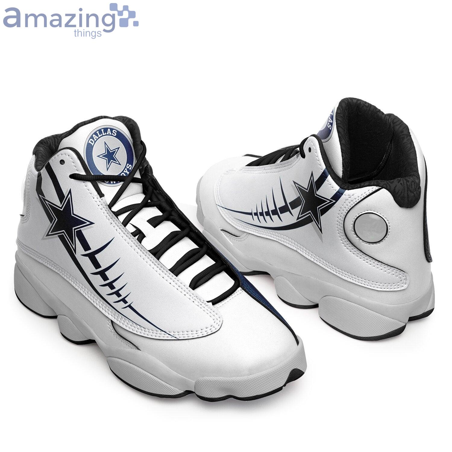 Dallas Cowboys Fans Air Jordan 13 Sneaker Shoes Product Photo 1