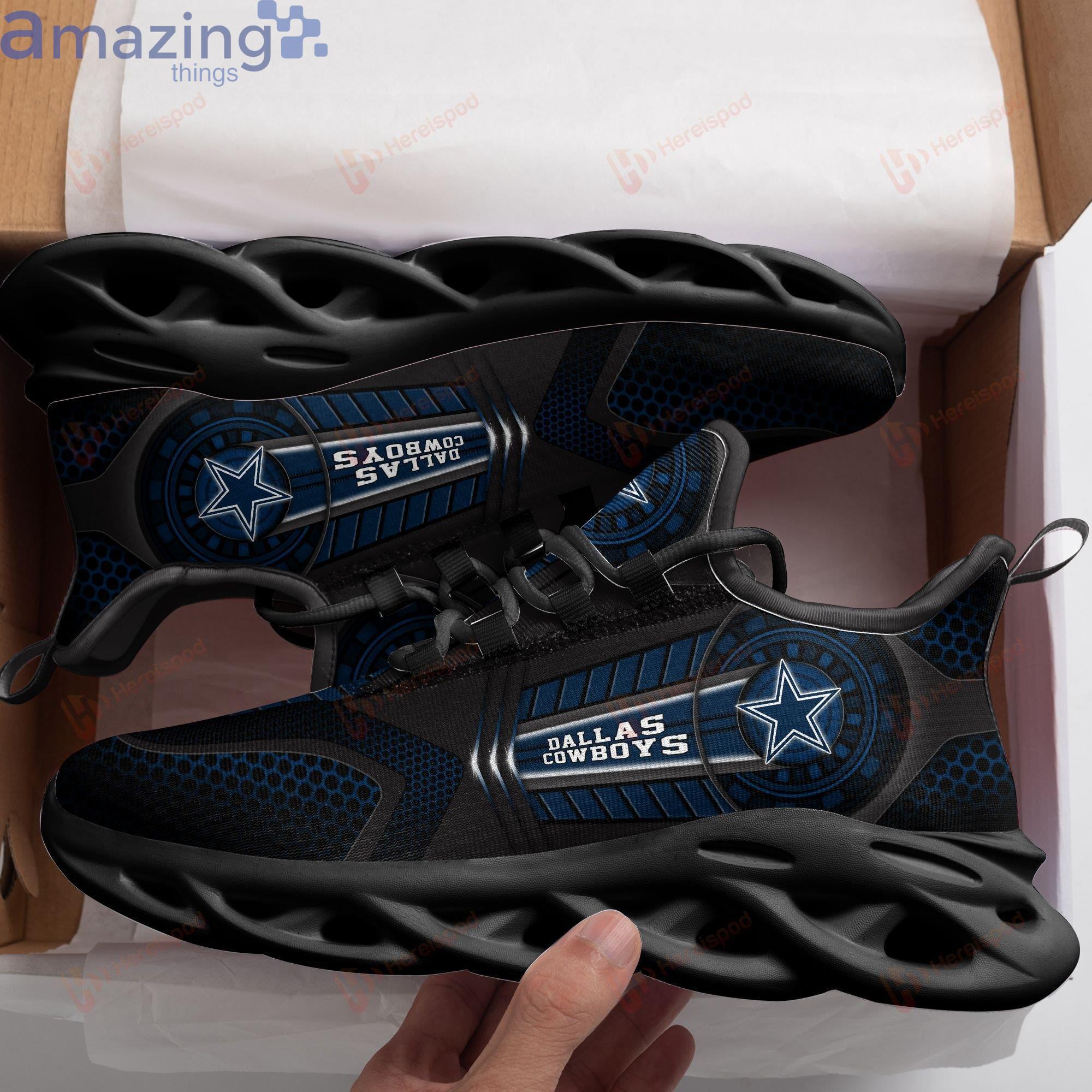 Dallas Cowboys Max Soul Sneaker Black Shoes Product Photo 1