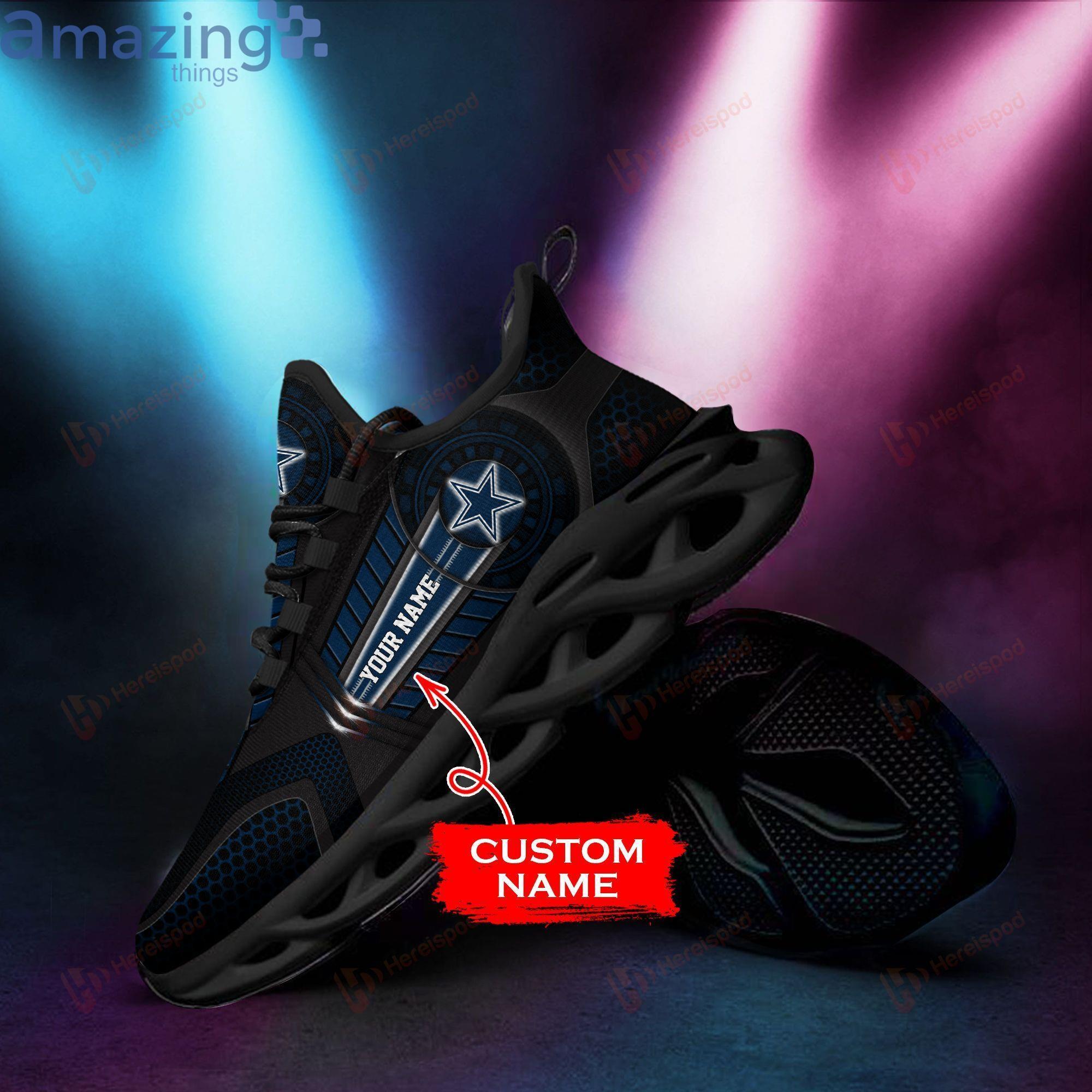 Dallas Cowboys Max Soul Sneaker Custom Name Shoes Product Photo 2