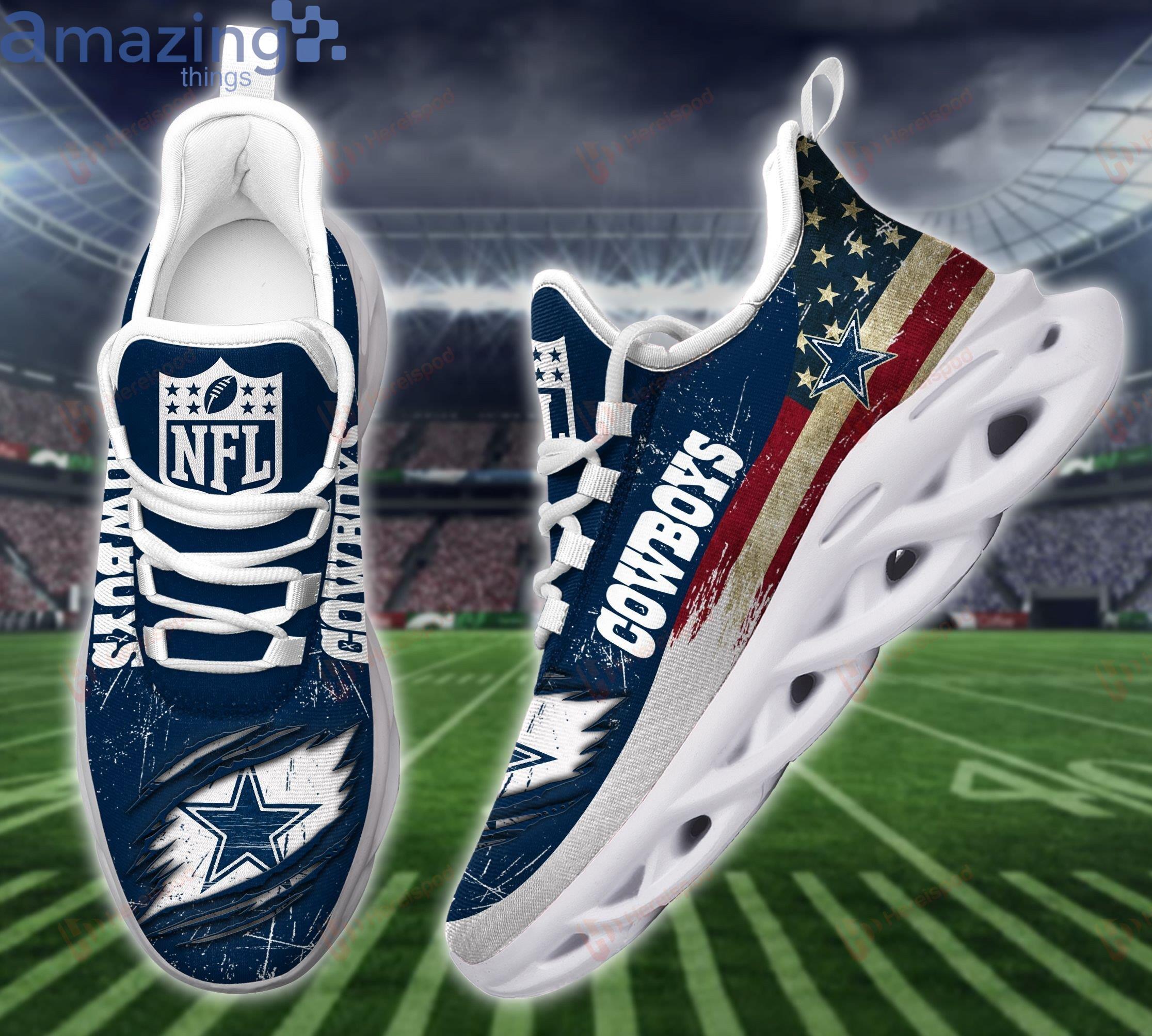 Dallas Cowboys Football Shoes Sneakers - Etsy