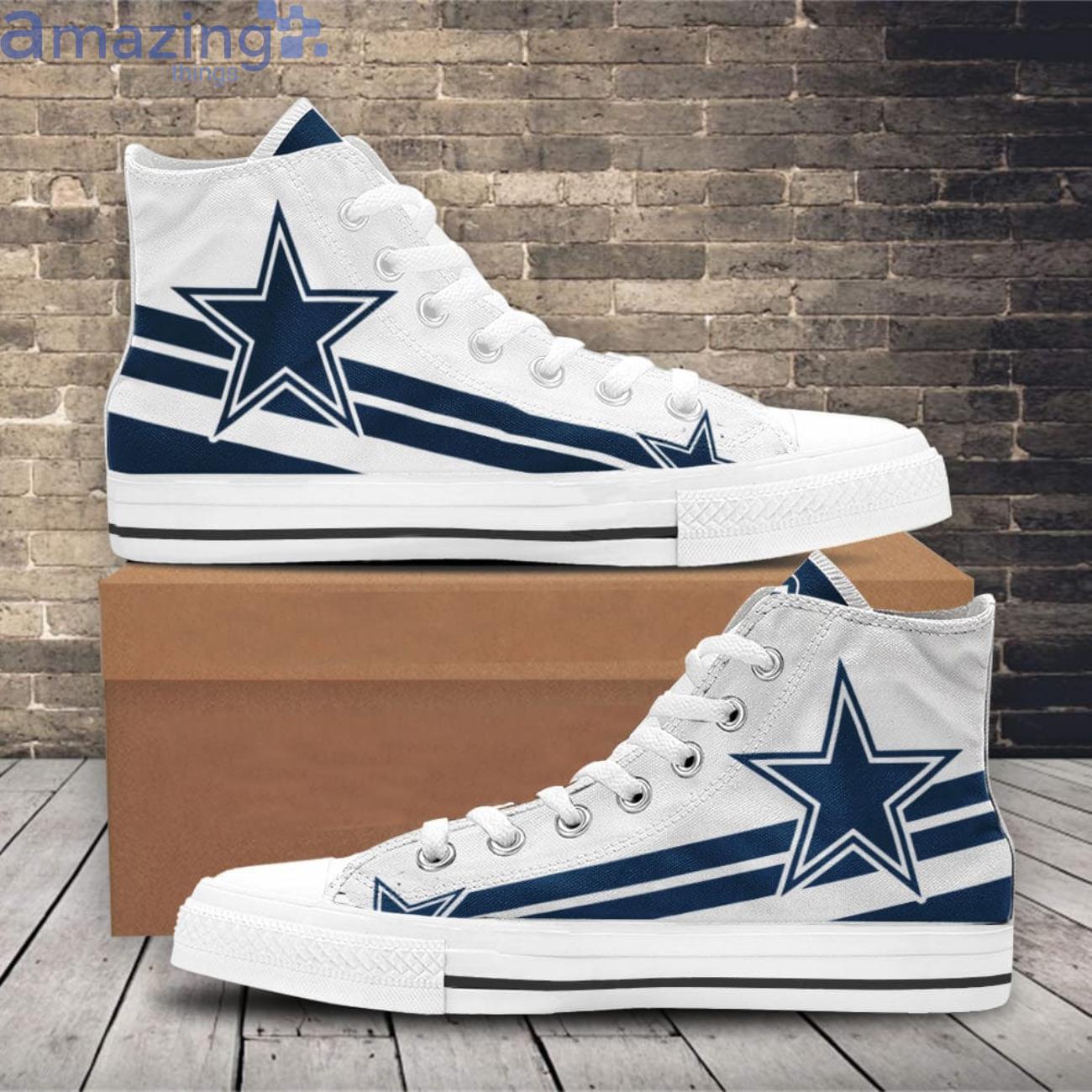 Dallas Cowboys Team Sport Lover High Top Shoes For Fans