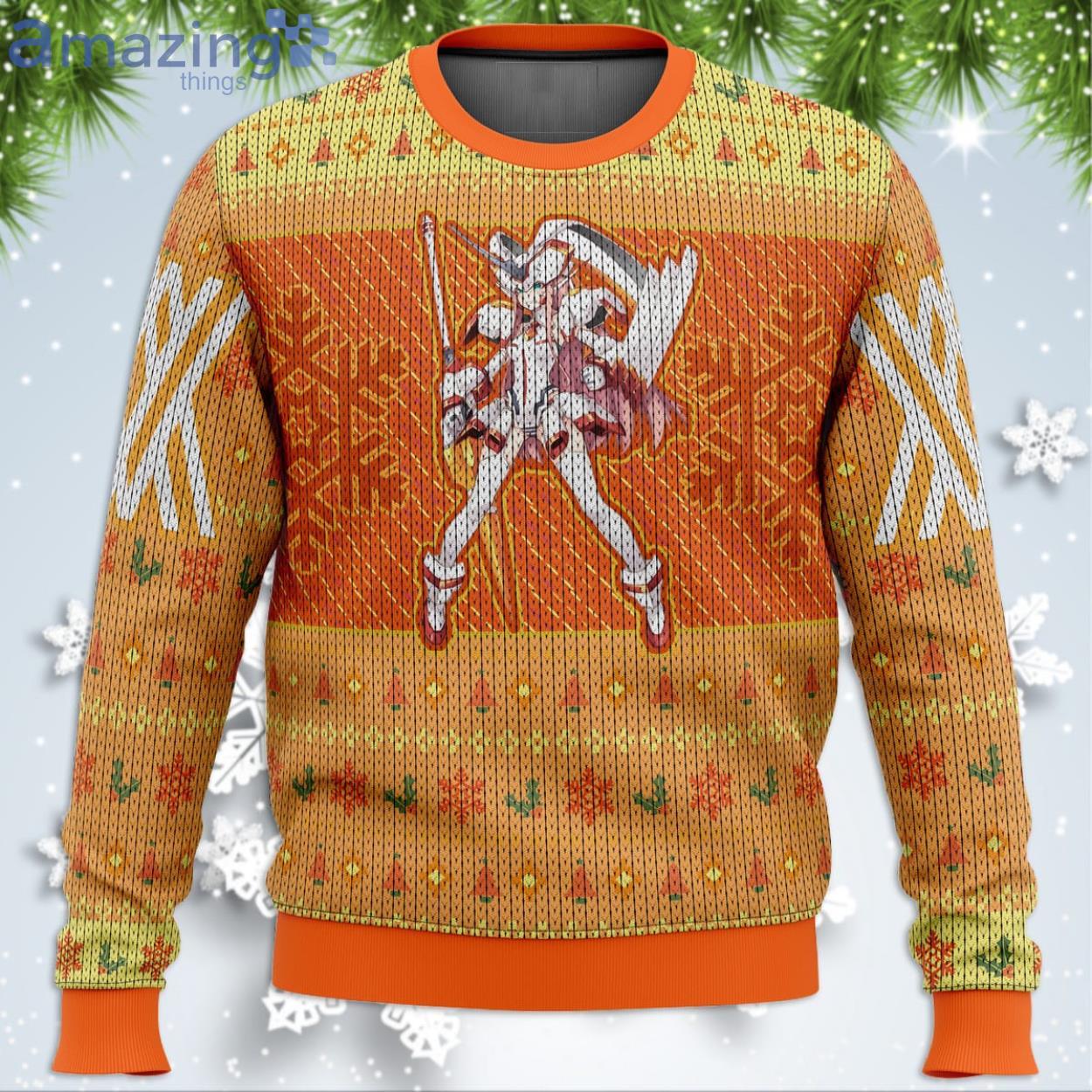 Darling In The Franxx Strelizia Funny Christmas Gift Ugly Christmas Sweater Product Photo 1