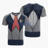 Darling In The Franxx Uniform Cosplay Costume Anime Merch Printed 3D T-Shirt