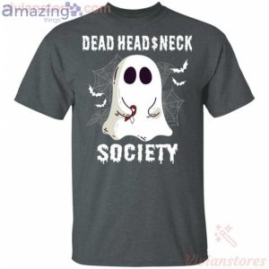 Dead Head And Neck Society Boo Ghost Halloween Funny T-Shirt Product Photo 2
