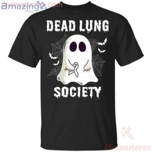 Dead Lung Society Boo Ghost Halloween Funny T-Shirt Product Photo 1