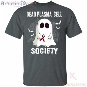 Dead Plasma Cell Society Boo Ghost Halloween Funny T-Shirt Product Photo 2