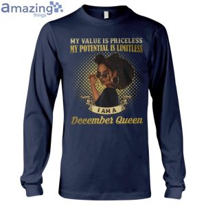 December Queen Her Value Is Priceless Ladies T Shirt image December Queen Her Value Is Priceless Ladies T-Shirt Product Photo 10