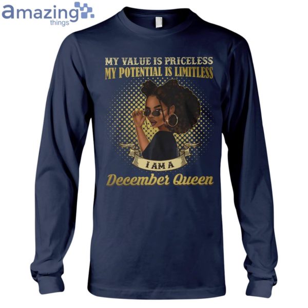 December Queen Her Value Is Priceless Ladies T-Shirt Product Photo 10