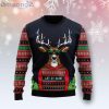 Deer Let It Glow Cute Gift Ugly Christmas Sweater