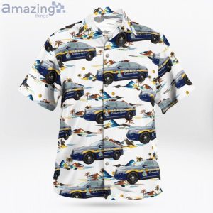 Delaware Capitol Police Ford Taurus Police Interceptor Hawaiian Shirt image Delaware Capitol Police Ford Taurus Police Interceptor Hawaiian Shirt Product Photo 2