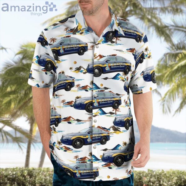 Delaware Capitol Police Ford Taurus Police Interceptor Hawaiian Shirt Product Photo 3
