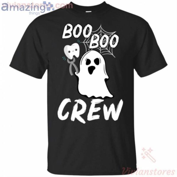 Dentist Ghost Boo Boo Crew Halloween T-Shirt Product Photo 1