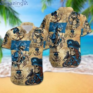 Detroit Lions Pirates Fans Pirates Skull Hawaiian Shirtproduct photo 1