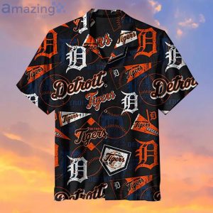 Detroit Tigers Baseball Fans Gift Logo Sport Lover Hawaiian Shirt