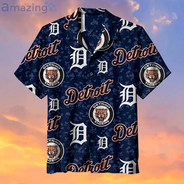 Detroit Tigers Logo Sport Lover Baseball Fans Gift Hawaiian Shirt Product Photo 1