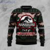 Dinosaur Mamasaurus Funny Gift Ugly Christmas Sweater