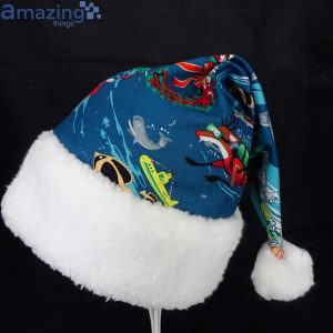 Diving Santa Under The Sea Christmas Santa Hat For Adult And Child Product Photo 2