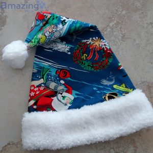Diving Santa Under The Sea Christmas Santa Hat For Adult And Child Product Photo 3