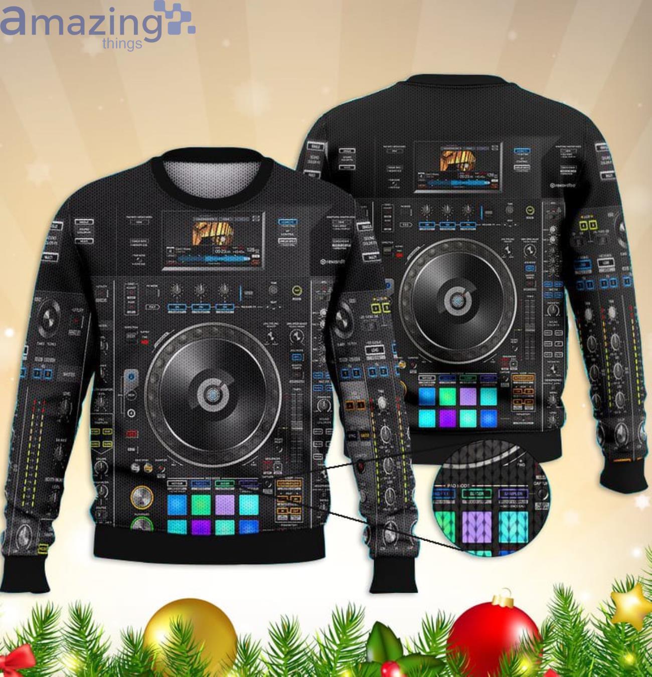 Dj Music Studio All Over Printed 3D Sweater Product Photo 1