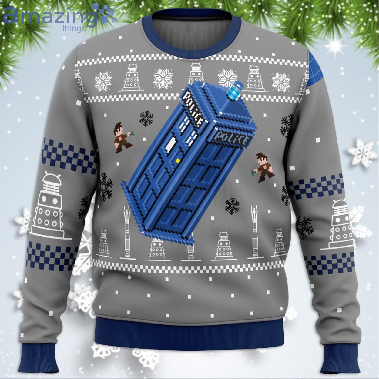 Doctor Who Funny Christmas Gift Ugly Christmas Sweater Product Photo 1 Doctor Who Funny Christmas Gift Ugly Christmas Sweater Product Photo 1