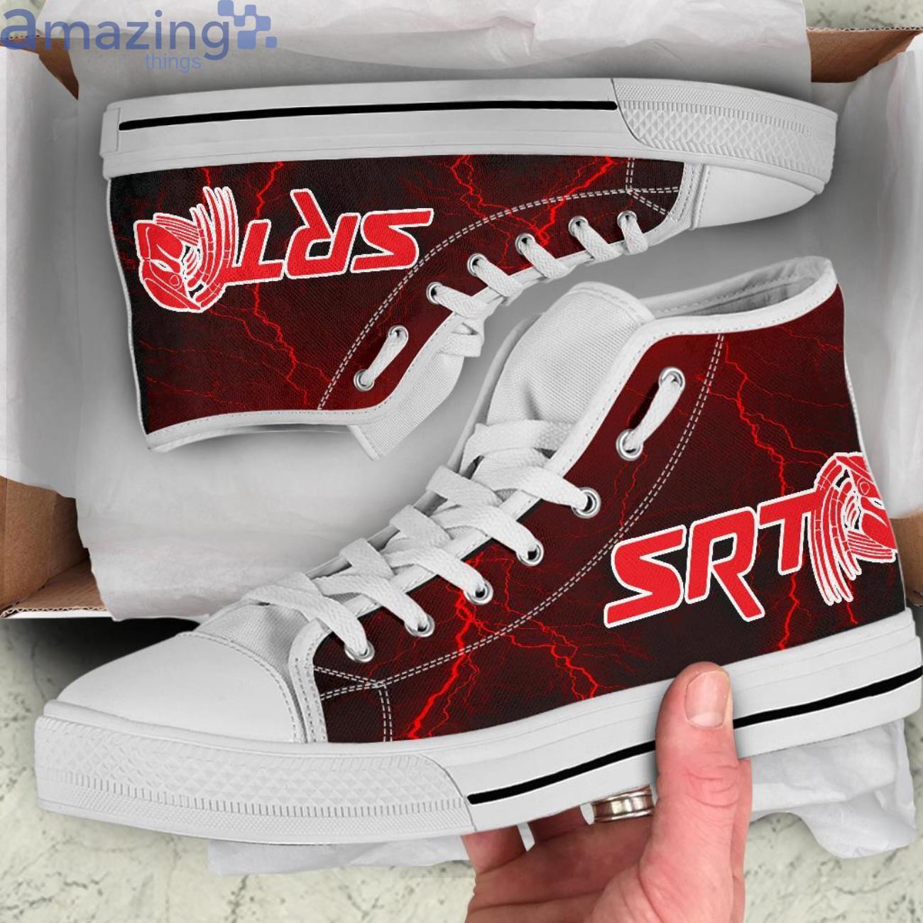 Dodge Srt Predator Thunder and Lightning High Top Shoes image Dodge Srt Predator Thunder and Lightning High Top Shoes Product Photo 2