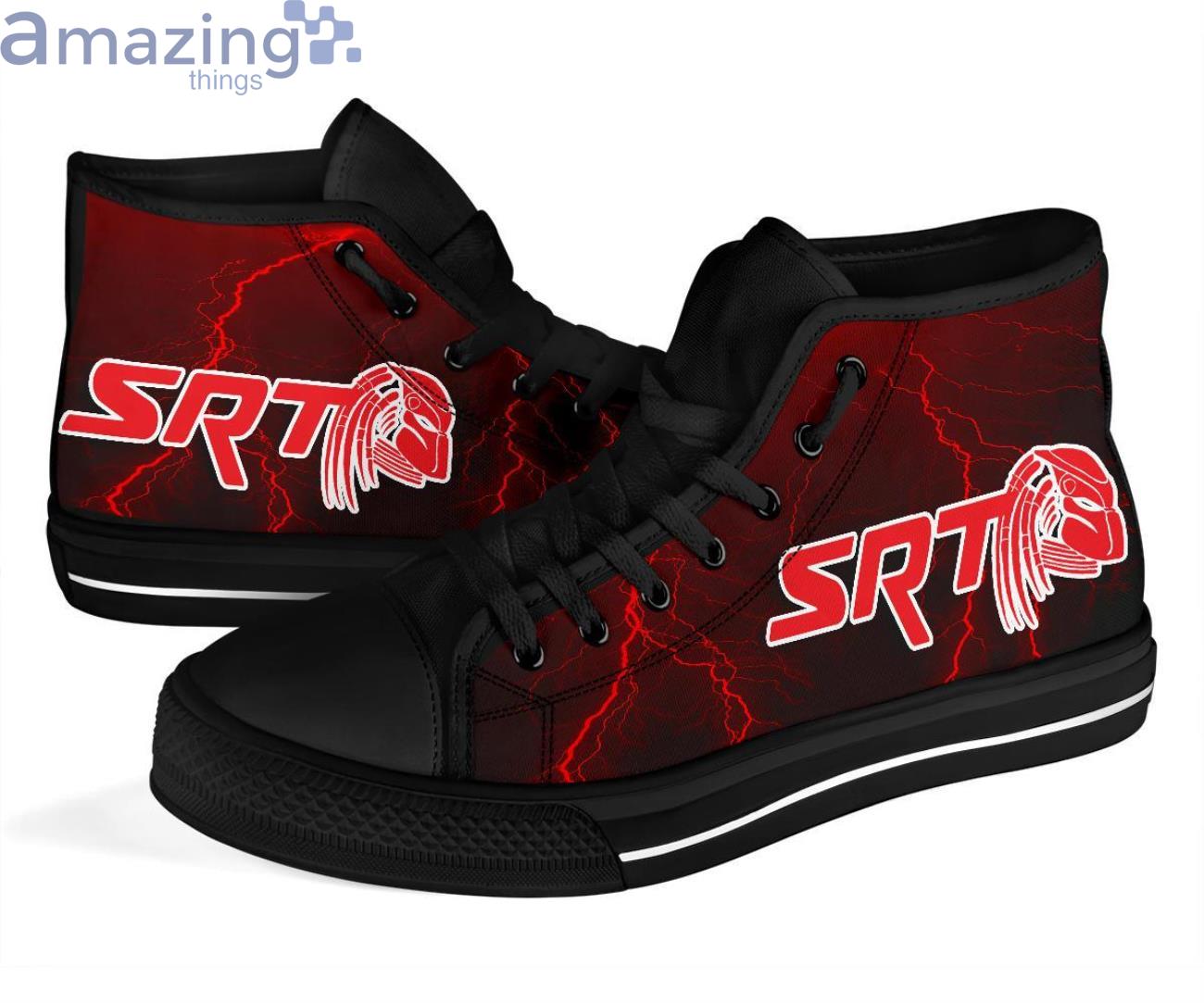 Dodge Srt Predator Thunder and Lightning High Top Shoes image Dodge Srt Predator Thunder and Lightning High Top Shoes Product Photo 4