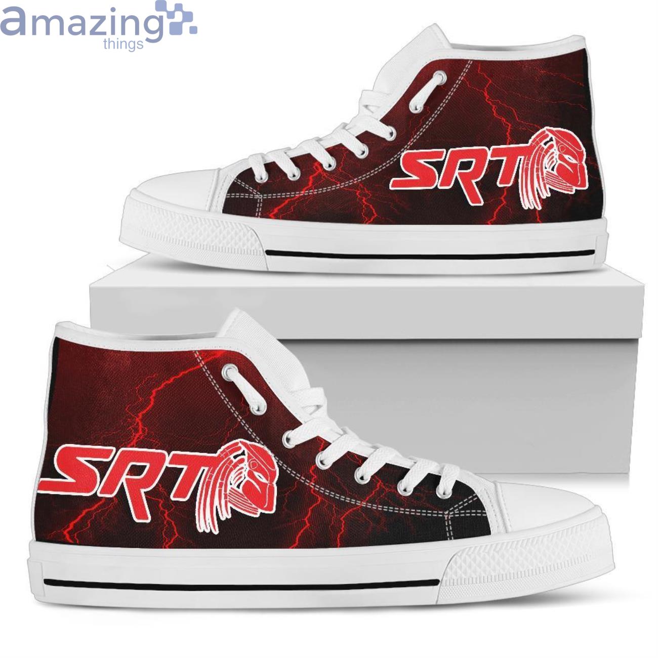 Dodge Srt Predator Thunder and Lightning High Top Shoes image Dodge Srt Predator Thunder and Lightning High Top Shoes Product Photo 7