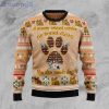 Dog And Book Lover Cute Gift Ugly Christmas Sweater