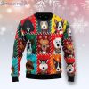 Dog Face Christmas All Over Print Ugly Christmas Sweater