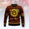 Dog Mom Sunflower Best Gift Ugly Christmas Sweater
