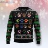 Dog Pawprint All Over print Ugly Christmas Sweater