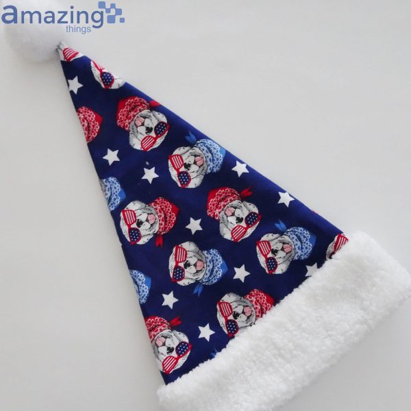 Dogs With Bandannas Novelty Christmas Santa Hat For Adult And Child Product Photo 3