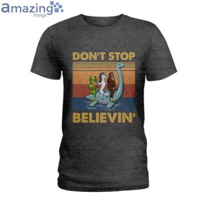 Don't Stop Believing Alien Ladies T Shirt image Don't Stop Believing Alien Ladies T-Shirt Product Photo 3