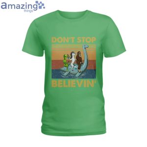Don't Stop Believing Alien Ladies T Shirt image Don't Stop Believing Alien Ladies T-Shirt Product Photo 5
