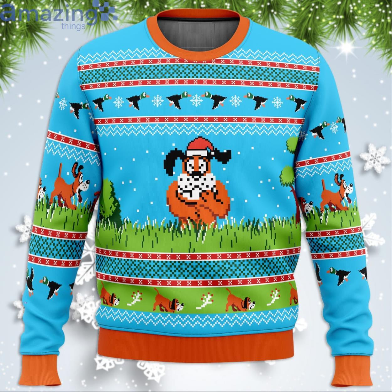 Duck Hunt Funny Christmas Gift Ugly Christmas Sweater Product Photo 1