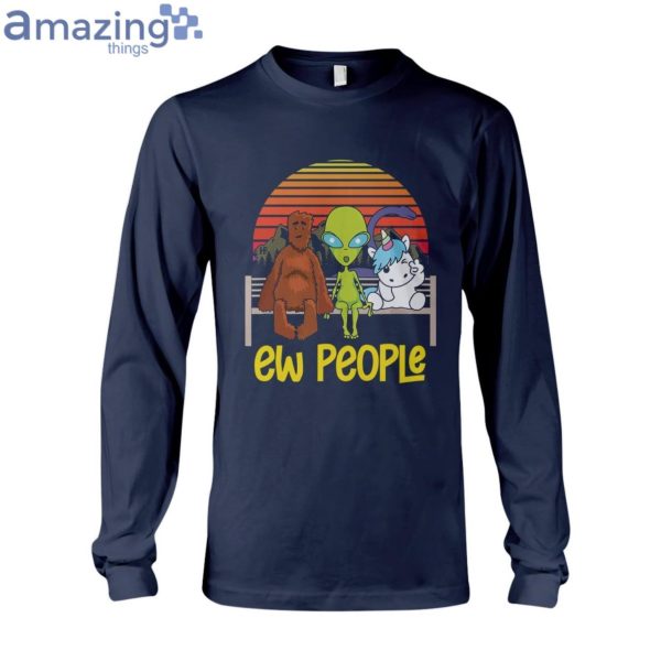 Ew People Unicorn Loch Ness Ladies T-Shirt Product Photo 6