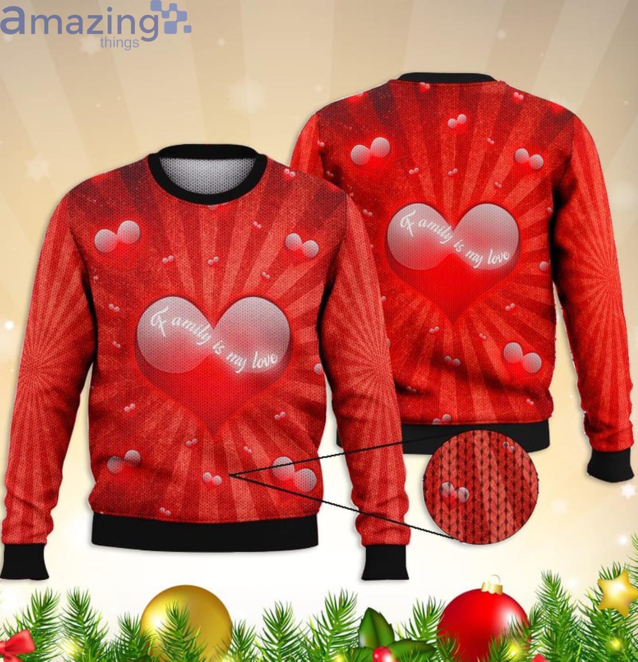 Family Is My Eternal Love 3D All Over Printed Sweater Product Photo 1