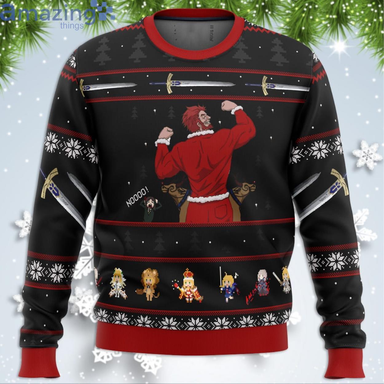 Fate Zero Rider Iskander Waver Funny Christmas Gift Ugly Christmas Sweater Product Photo 1
