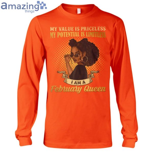 February Queen Her Value Is Priceless Ladies T-Shirt Product Photo 9