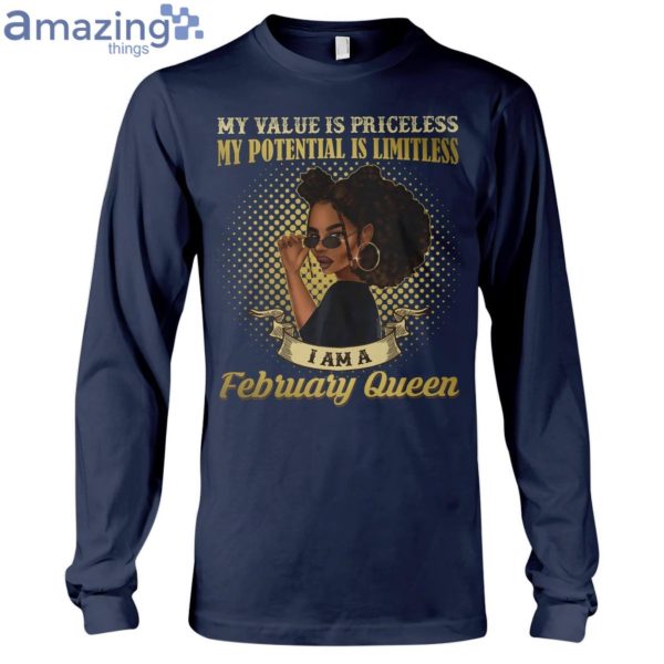 February Queen Her Value Is Priceless Ladies T-Shirt Product Photo 10