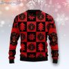Firefighter Christmas Pattern Ugly Christmas Sweater